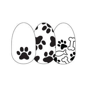 Color Street- Party Paws Overlay- 100% Real Nail Polish Strips